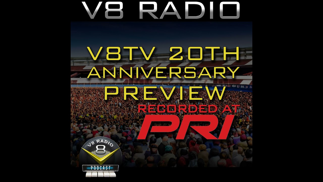 Previewing the 20th Anniversary of V8TV on-location from the 2023 PRI Show in Indianapolis on the...