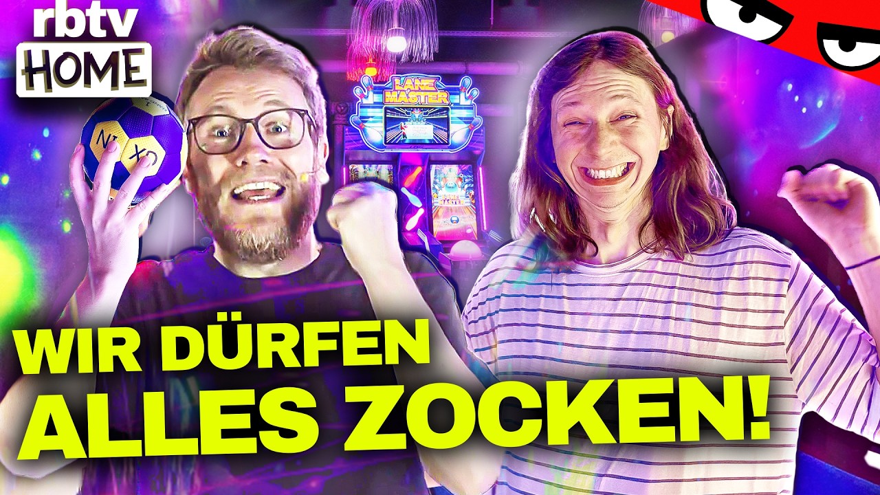 KINDHEITSTRAUM! Eine KOMPLETTE Arcade f&uuml;r uns alleine! | RBTV Home