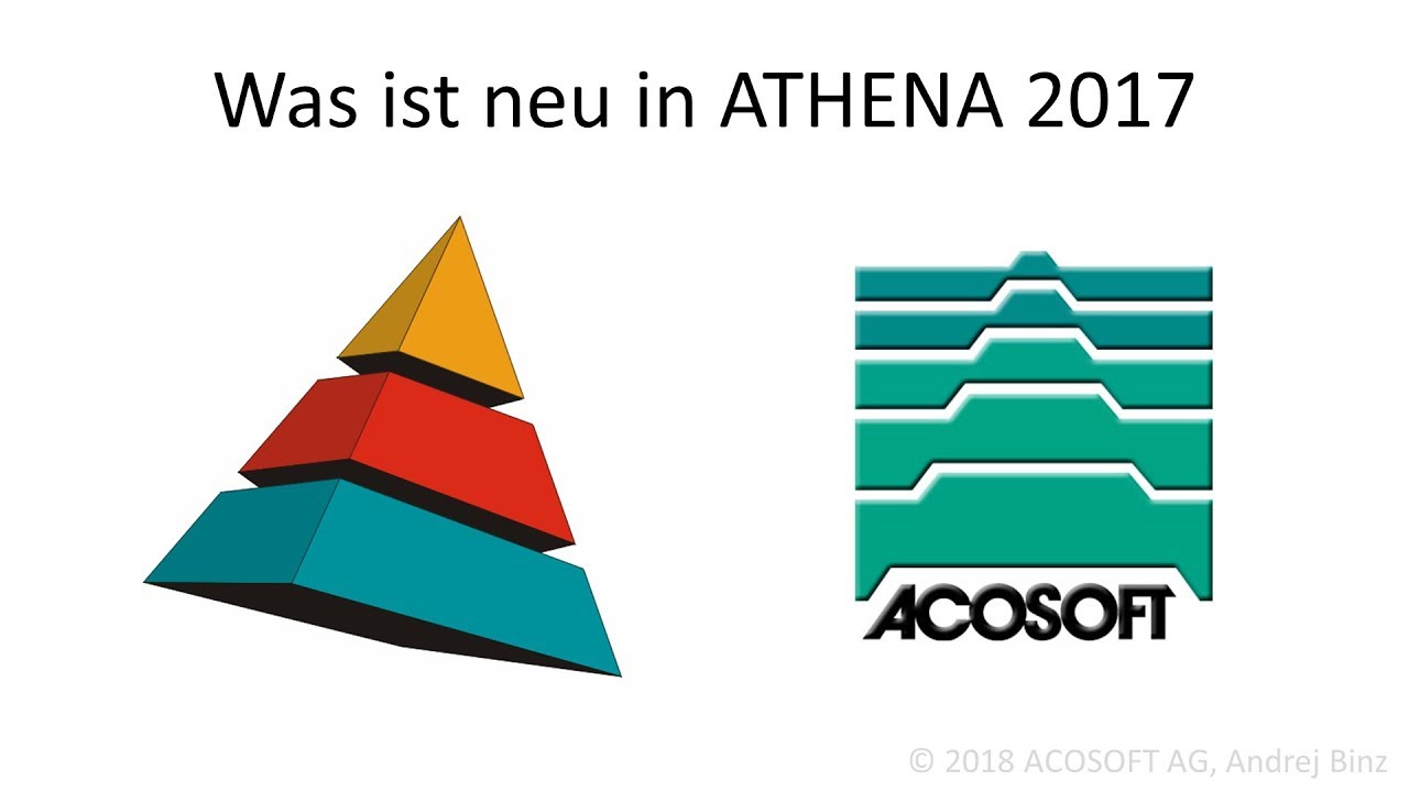 Was ist neu in ATHENA 2017