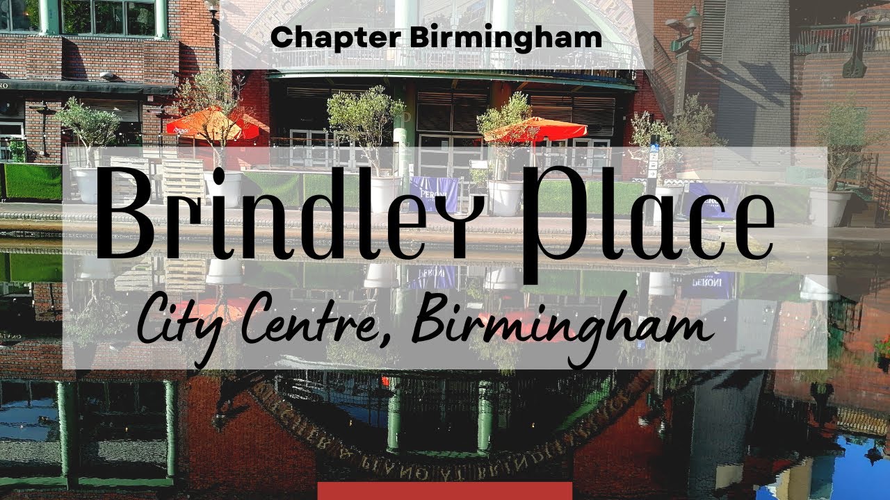 Exploring the surrounding of Brindley Place, Birmingham