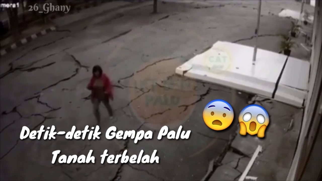 #InfoTerkini Gempa Palu detik mencekam tanah terbelah | Gempa Palu 7.4 SR