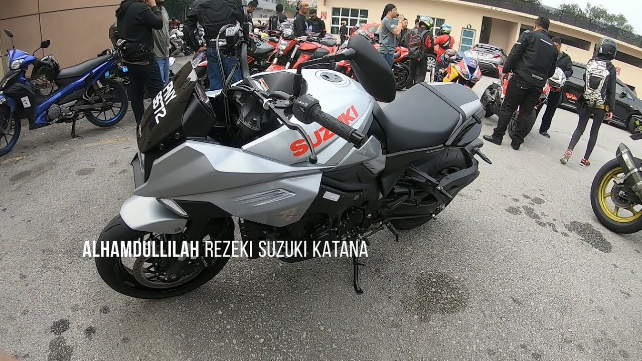 New Suzuki Katana VS Superbike, KARAK Highway main kejar², kenakan dorang motor baru,watch until end