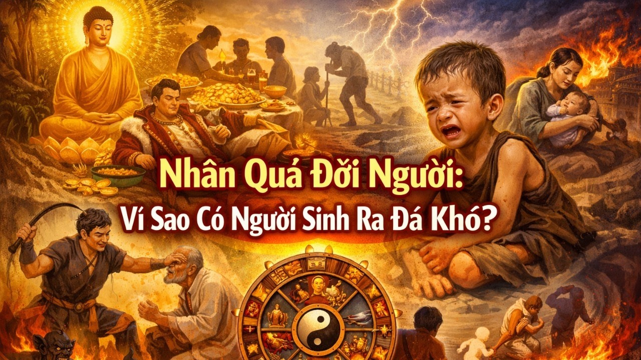 Nhân Quả Đời Người – Vì Sao Có Người Sinh Ra Đã Khổ? (Theo lời Phật dạy)