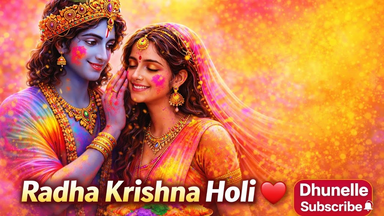 Radha Krishna Holi ❤️ | Holi Aayi Re 2026 | Prem Bhari Holi Song