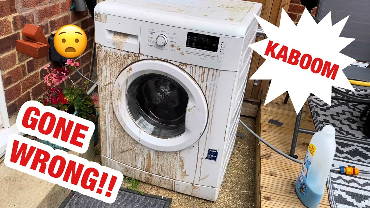 Beko WM74135 washing machine || How will it handle?: 5 bricks V Beko *DESTROYS DRUM COMPLETELY?*