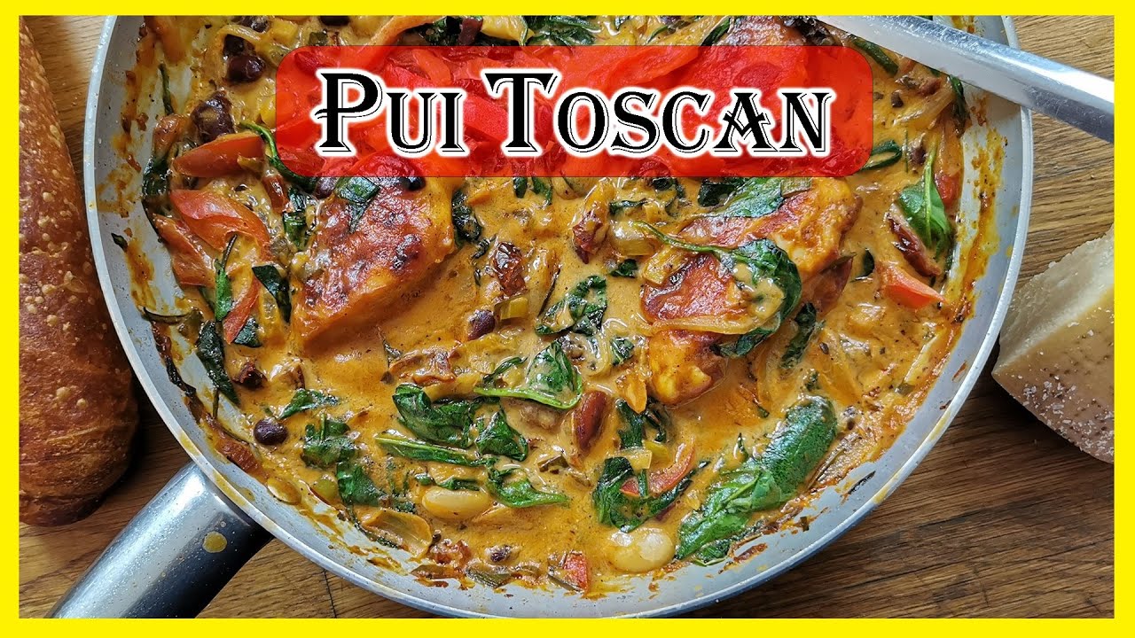 Pui Toscan cu Fasole si Spanac - Un Preparat de Nota 10+ - Chef Florin Arvunescu