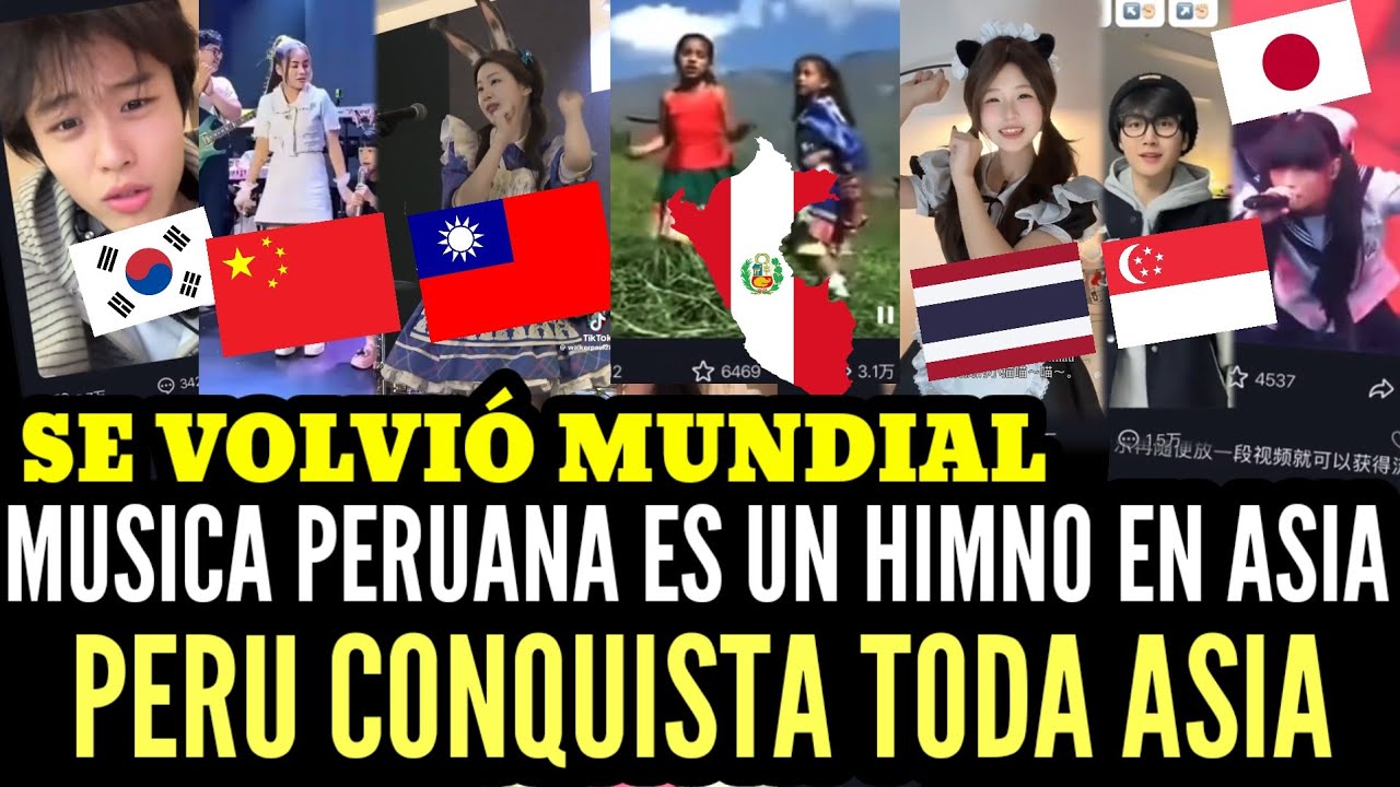 Increible!! Toda ASIA usa MUSICA PERUANA como HIMNO y Sorprende al Mundo ¡PERU es CLAVE!