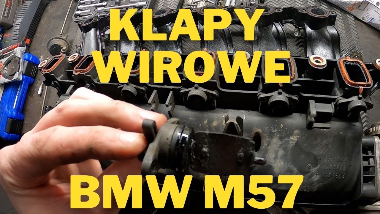 Usuwanie klap wirowych i zaślepki kolektora BMW  M57 3.0d E60