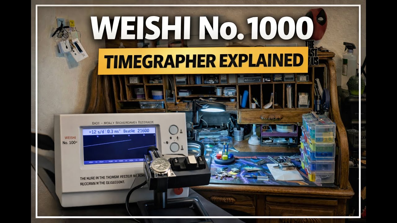 Таймграфер Weishi № 1000: объяснение за 10 минут | Скорость, амплитуда, ошибка биения, угол подъема