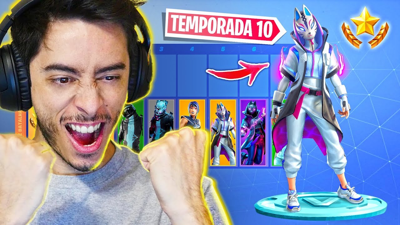 NOVO PASSE DE BATALHA DA TEMPORADA 10 TA INSANO!