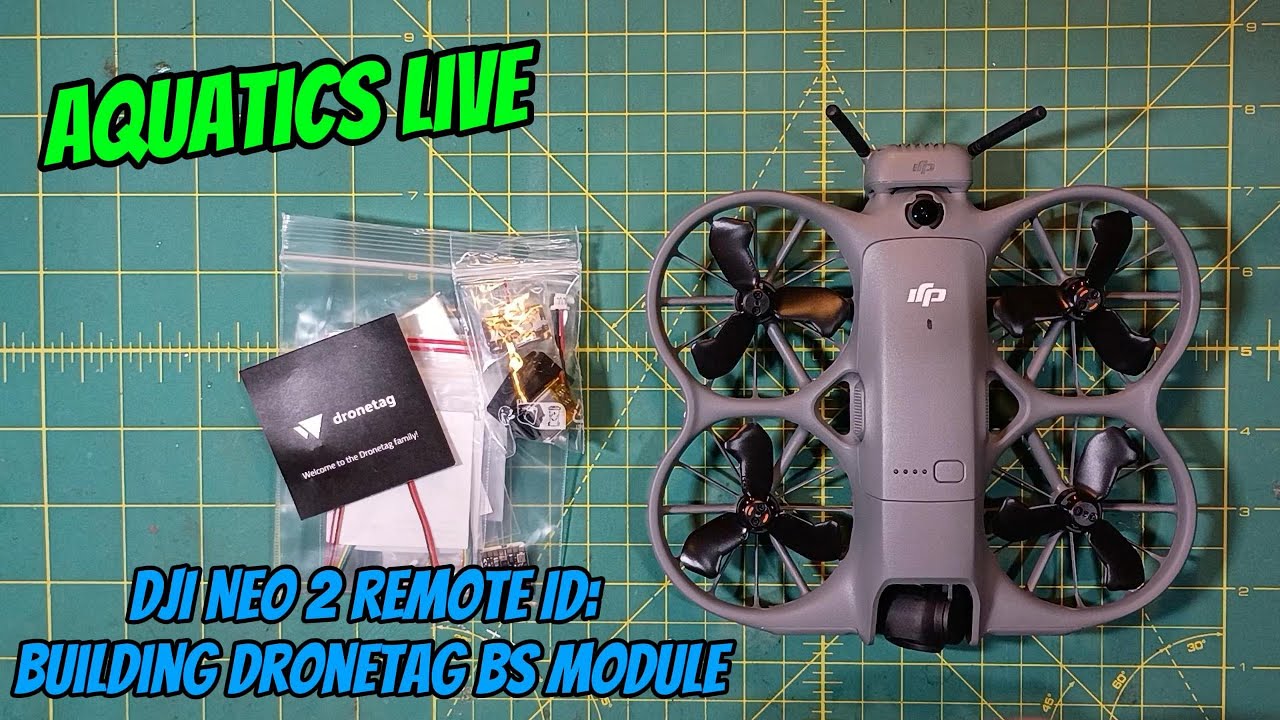 DJI Neo 2 Remote ID: Building Dronetag BS Module