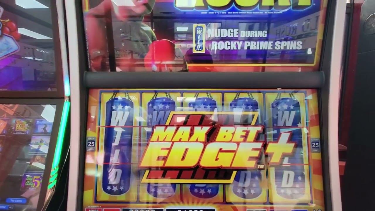 ROCKY SLOT MACHINE  2.00 MAX EDGE