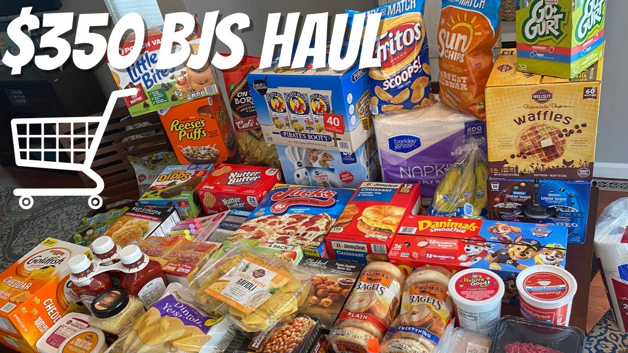 $350 Huge BJ’s Haul | HUGE GROCERY STOCKUP HAUL