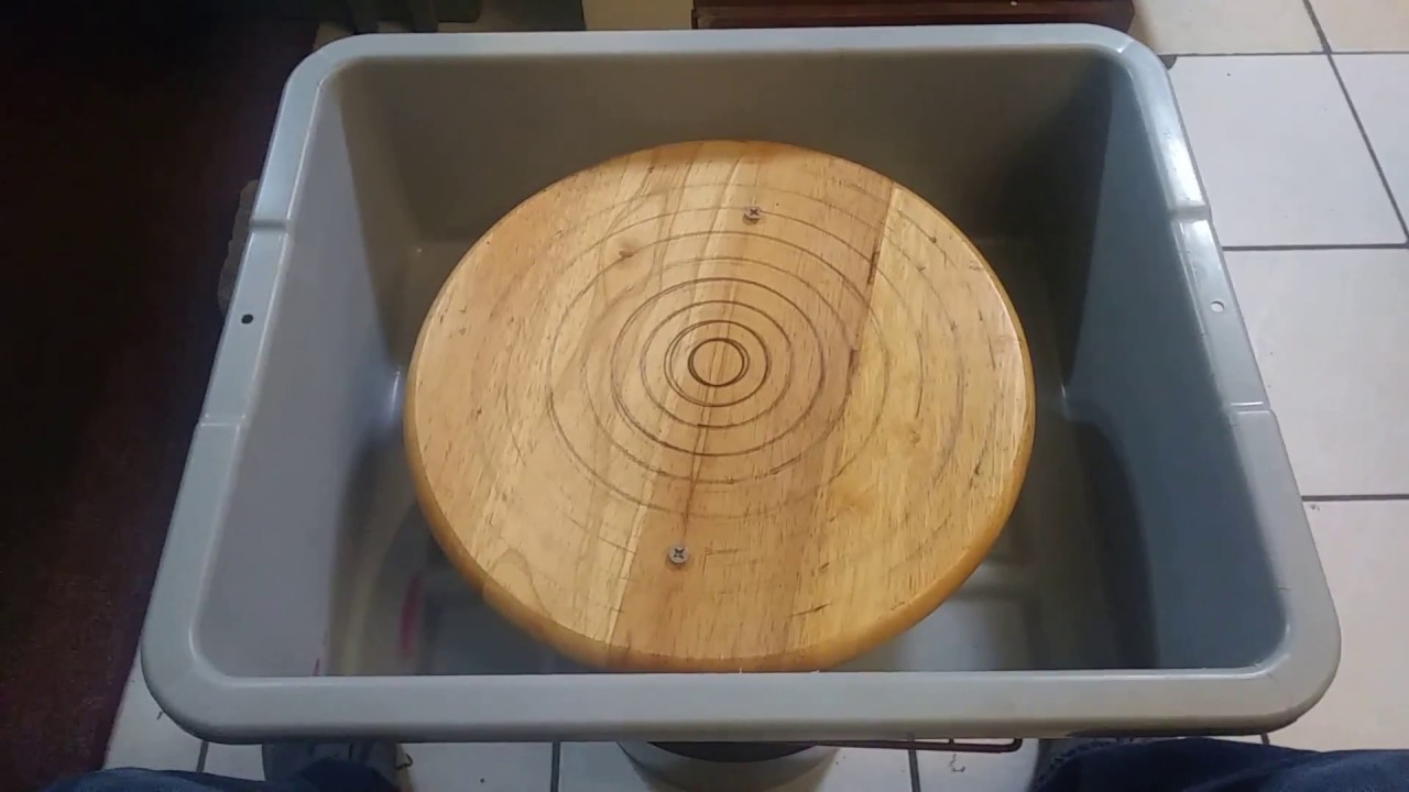 Jesse Garcia: Home Made Pottery Wheel.