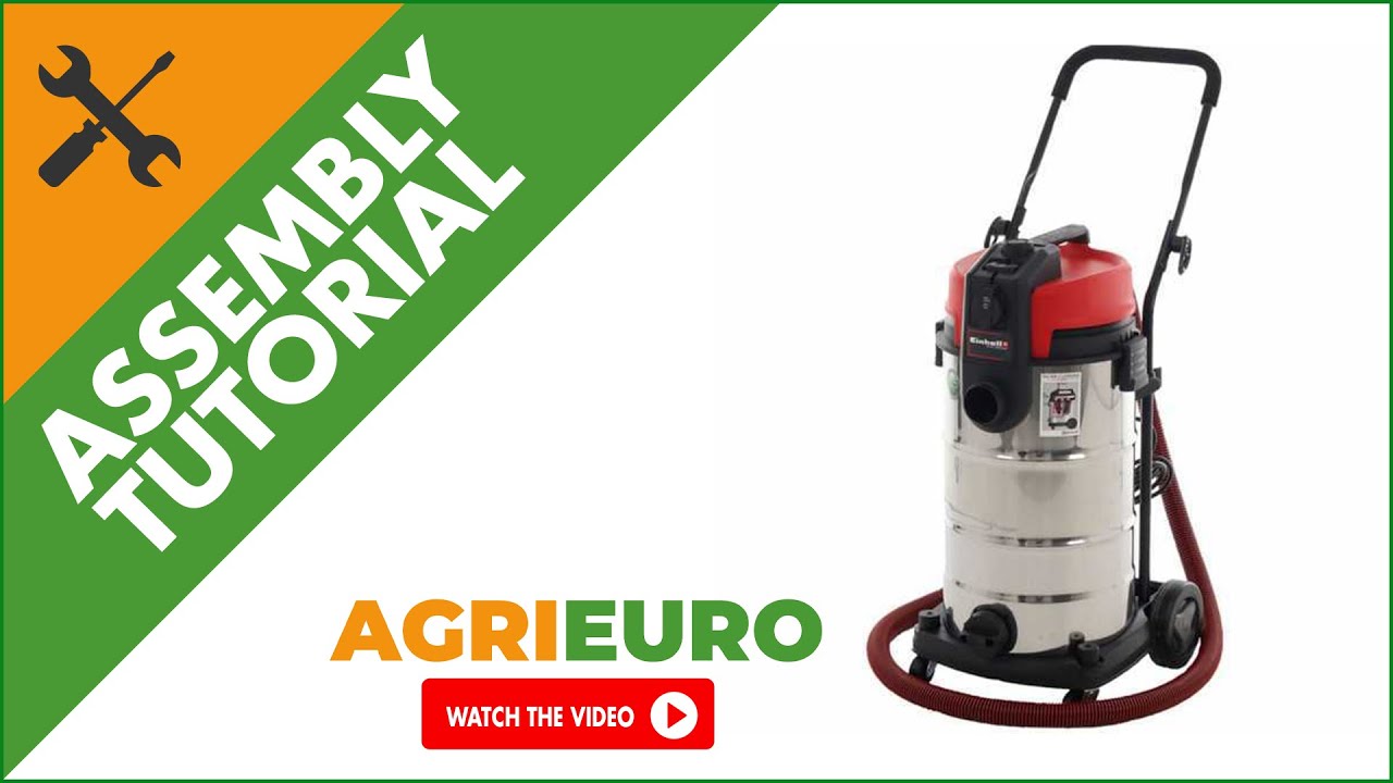 Einhell TE-VC 2340 Wet and Dry Vacuum Cleaner - 40 L drum - 1200 watt - Assembly tutorial