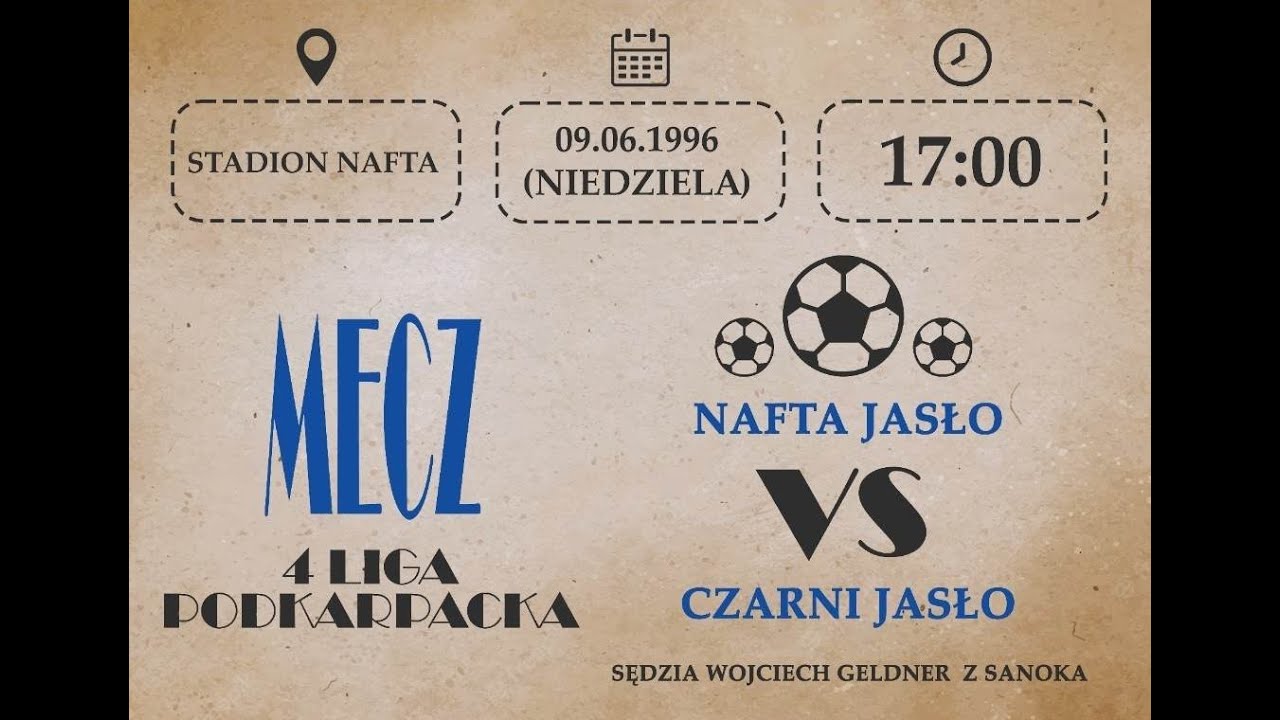 Nafta Jasło - Czarni Jasło 09.06.1996