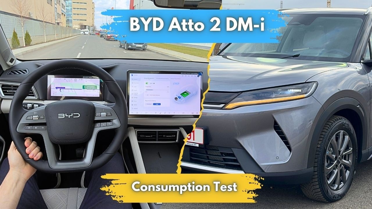 Test zużycia paliwa BYD Atto 2 DM-i 2026