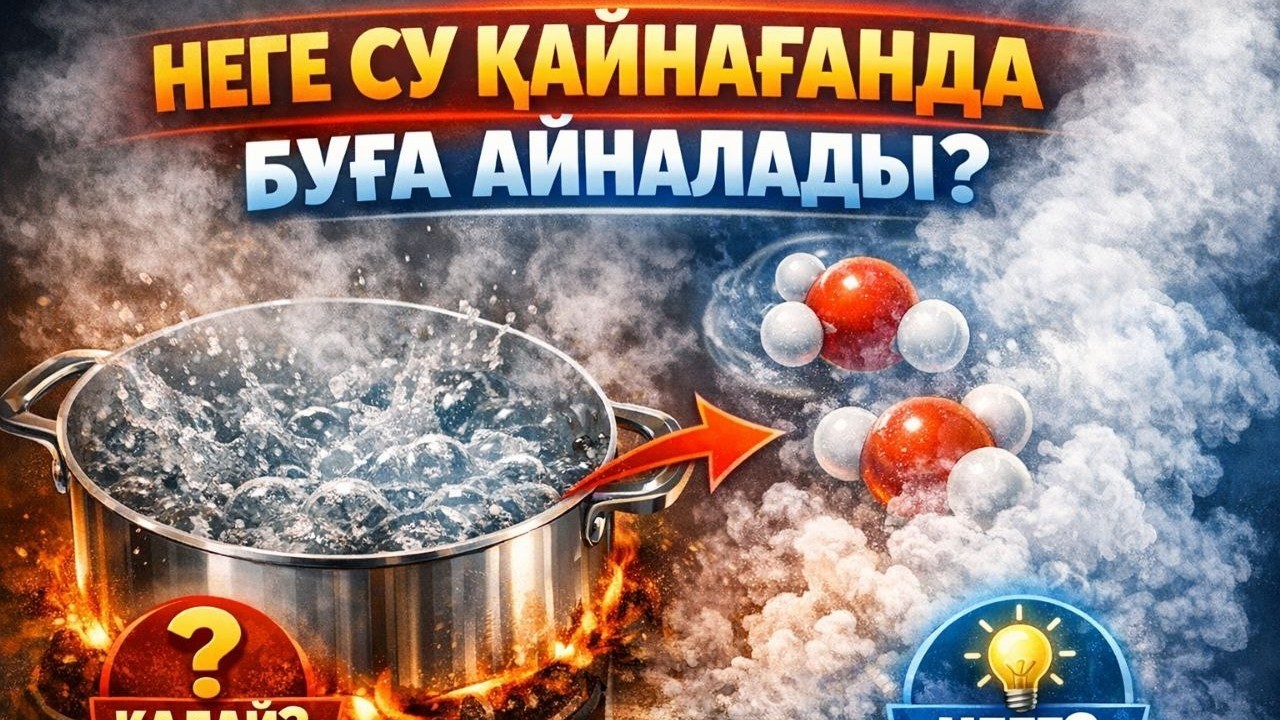 Неге су қайнағанда буға айналады? | ZERETRON