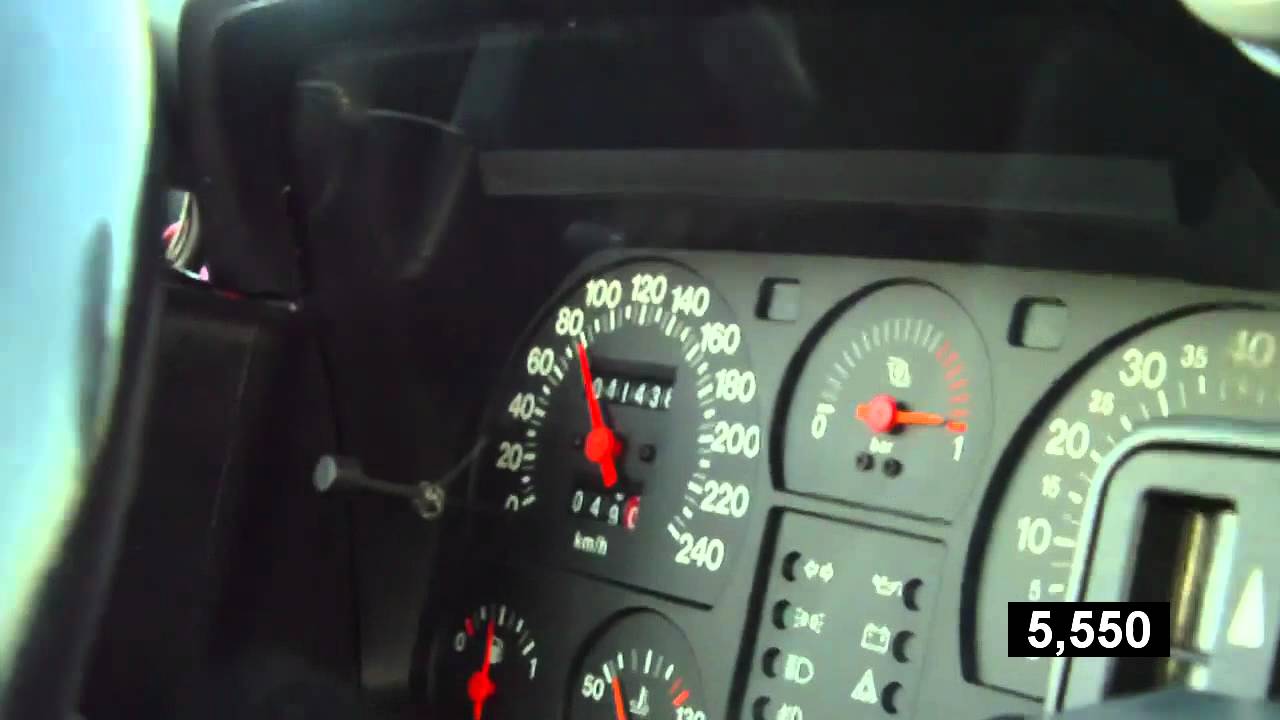 Fiat Uno Turbo 0-100@1,0 bar
