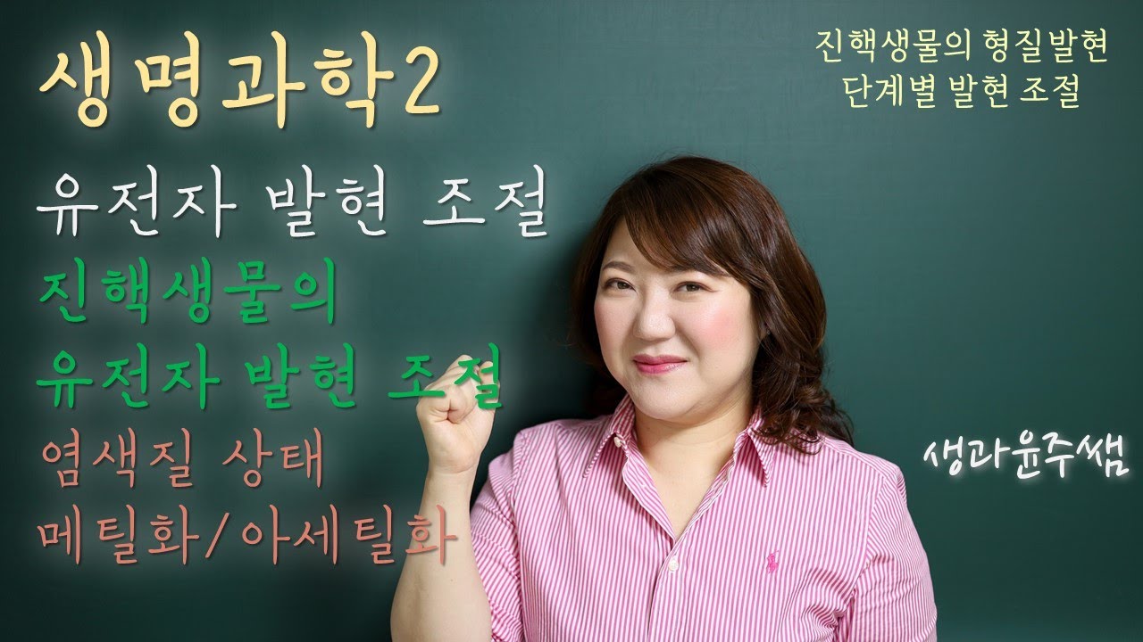 [생명과학2]4.유전자발현과 조절 / 14.진핵세포 형질발현 조절