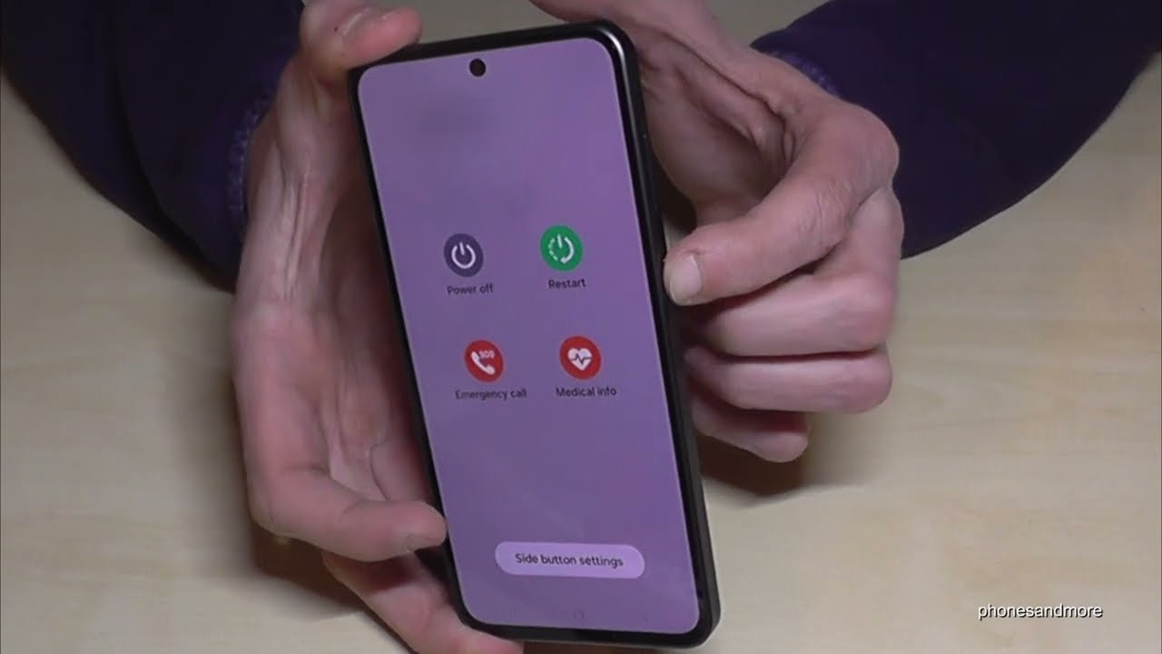 Samsung Galaxy A36 5G: How to turn off the phone? And how to set up the Power Button?