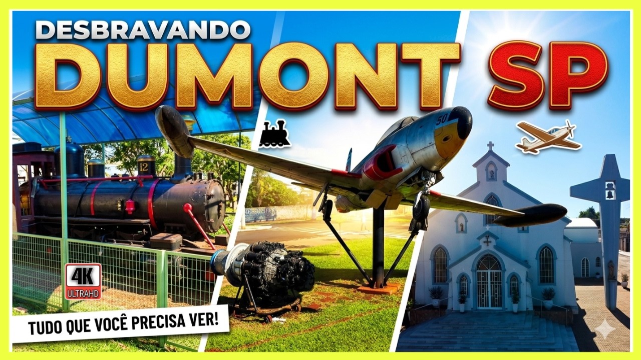 Dumont SP - A cidade que Alberto Santos dumont escolheu passar a sua juventude