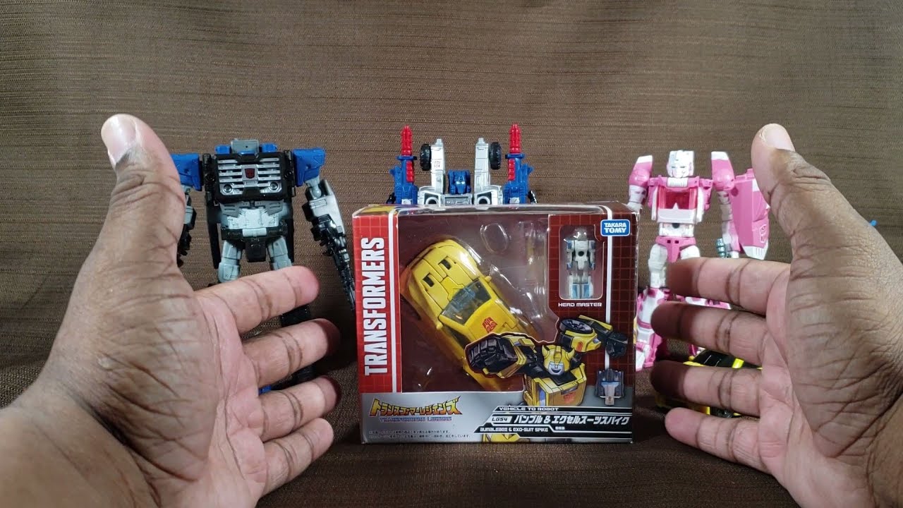 Transformers Takara Legends Bumblebee & Exo-Suit Spike CHILL REVIEW