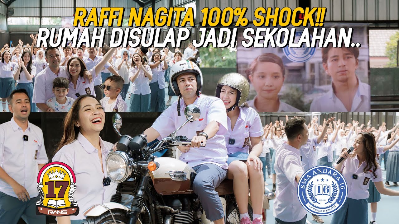 PECAAAH! MOMENT TERBAIK DI ULTAH RAFFI NAGITA!SURPRISE FLASHMOB RATUSAN ANAK SMA, CIPUNG IKUT HEBOH!