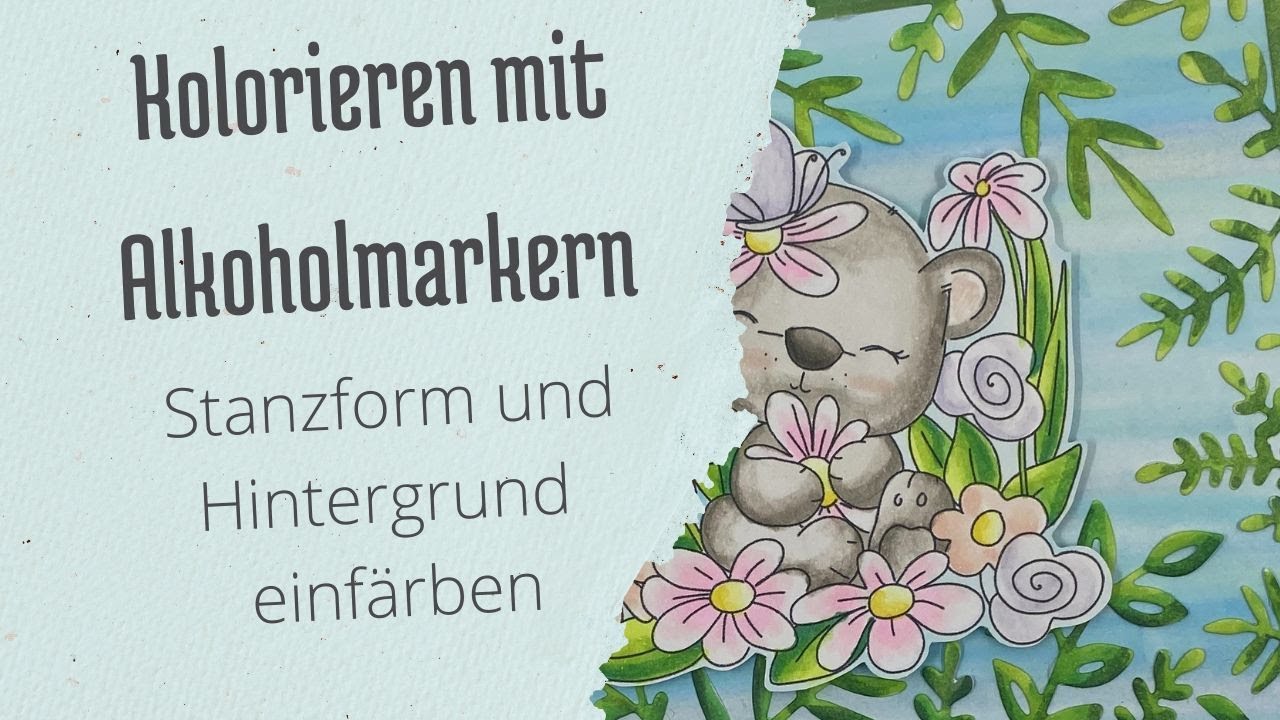 Kolorieren in Echtzeit | Stanzform und Hintergrund einfärben
