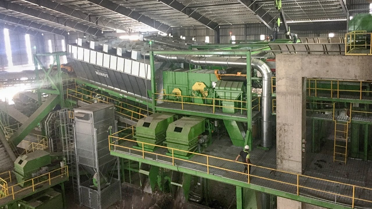 Nihot Recycling 2x DDS 1600 windshifters in RDF operation