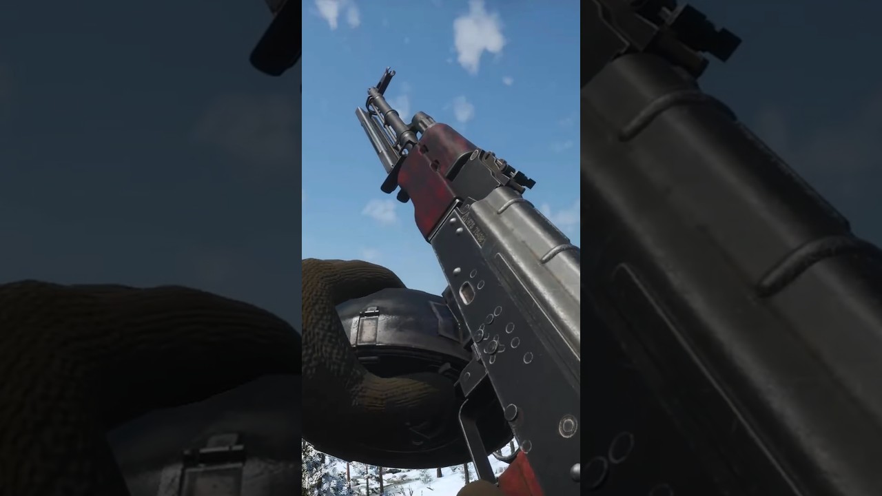 Russian RPK Reload Animations In 15 Different Games #shorts #insurgency #scum