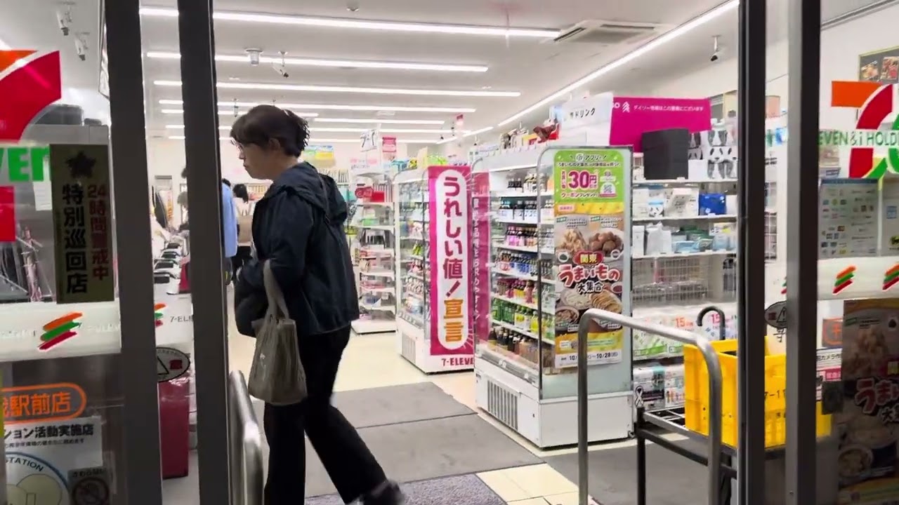 【プライベートブランドは詐欺商品が多いが、自動ドアだけは本物】セブンイレブン蘇我駅東口店及び千葉蘇我駅前店の自動ドア（昭和建産ミリオン自動ドア・日本自動ドア自動ドア）
