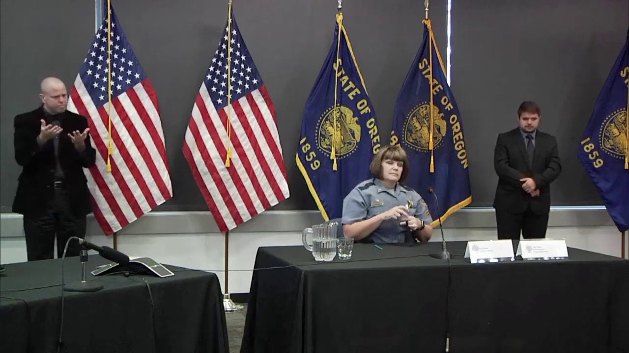 Governor Kate Brown discusses efforts to keep the peace in Portland this week