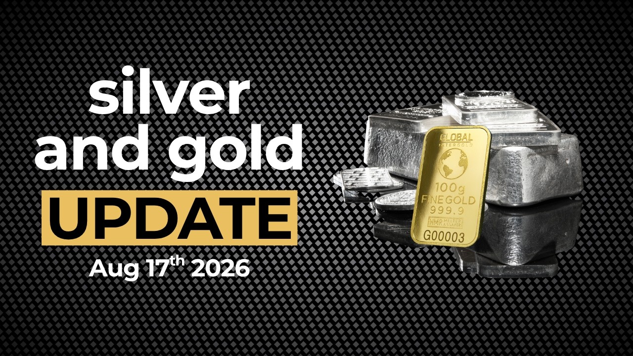 ОБЗОР цен на серебро и золото &mdash; 17 августа 2026 г.