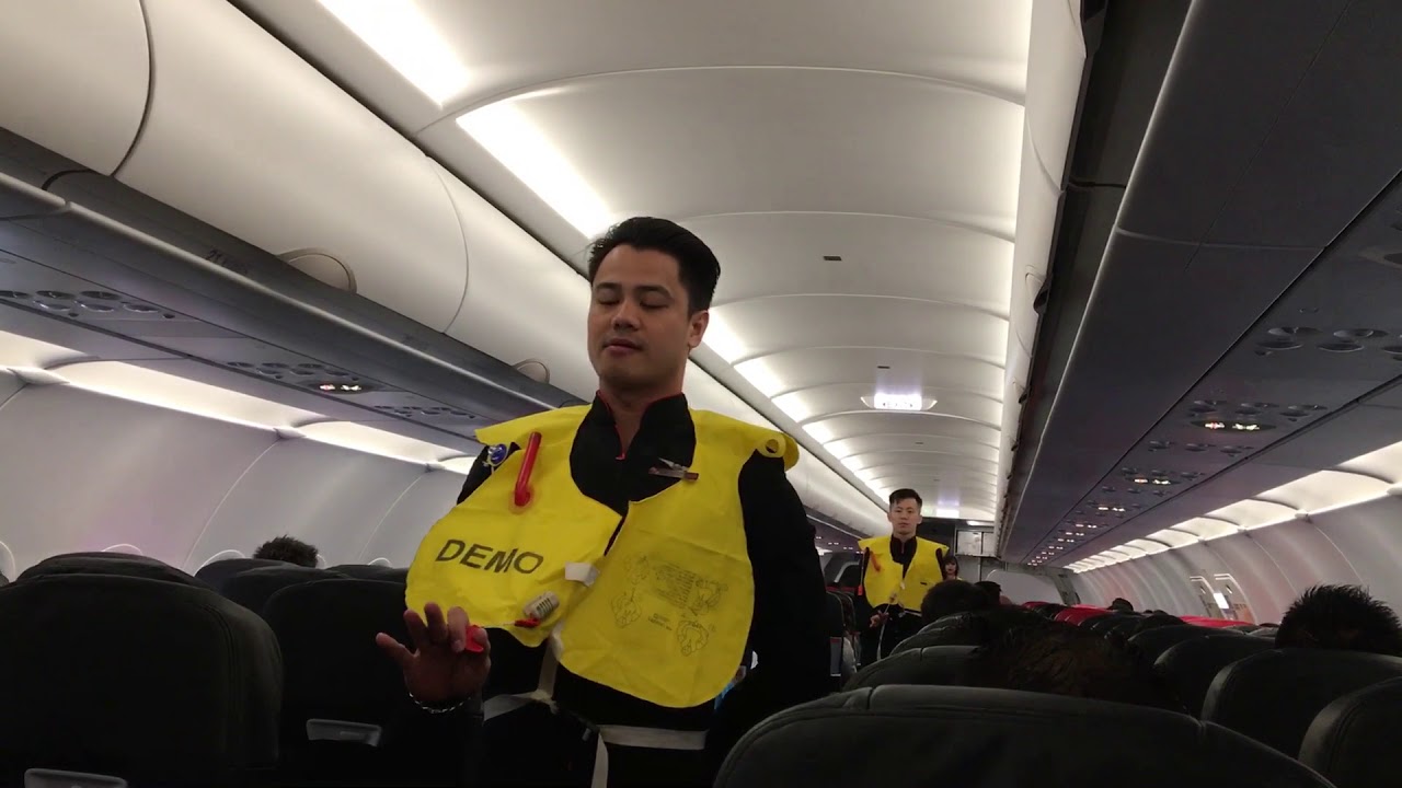 Air asia Airline safety briefing