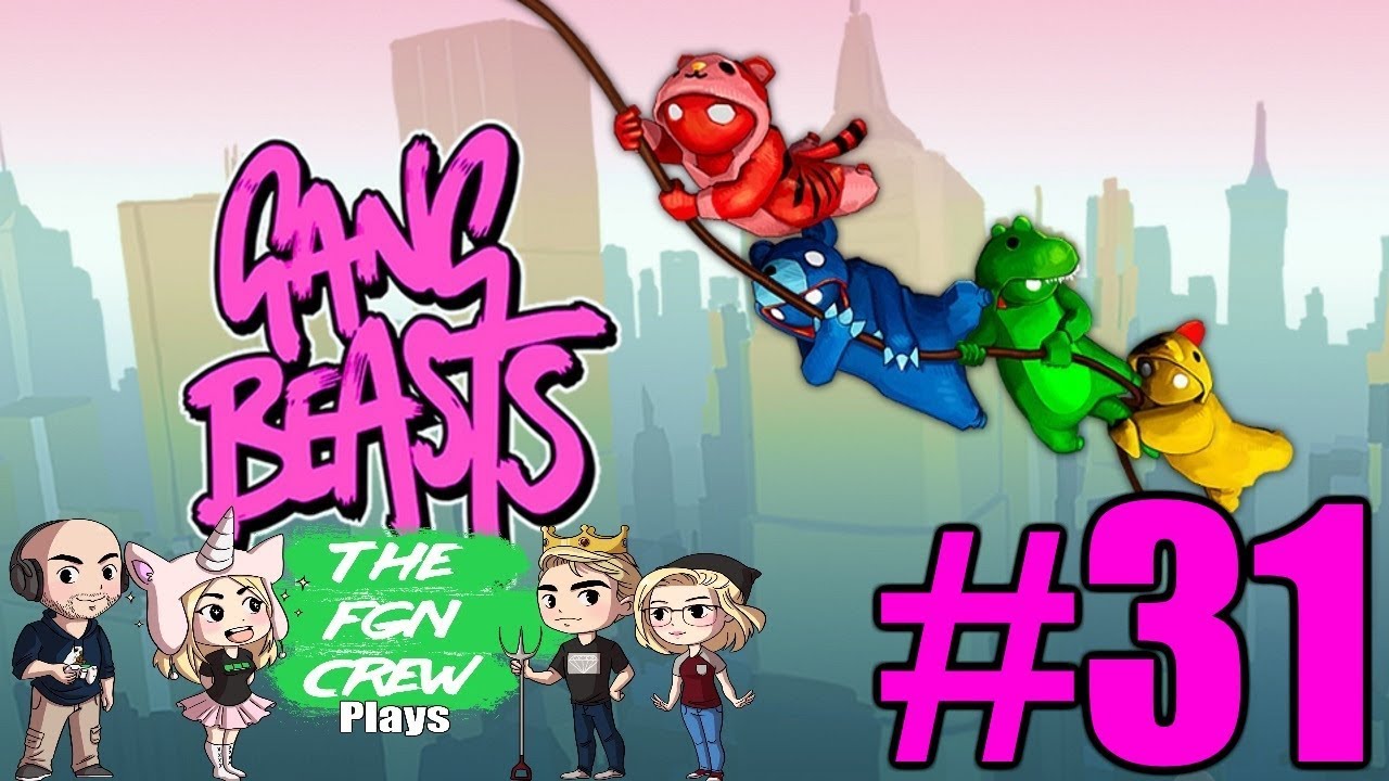 Команда FGN играет: Gang Beasts #31 — Subway Smackdown