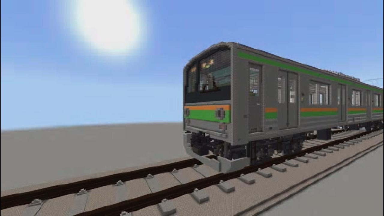 【マインクラフト模型】宇都宮線の旧車両　(2Lサイズ)