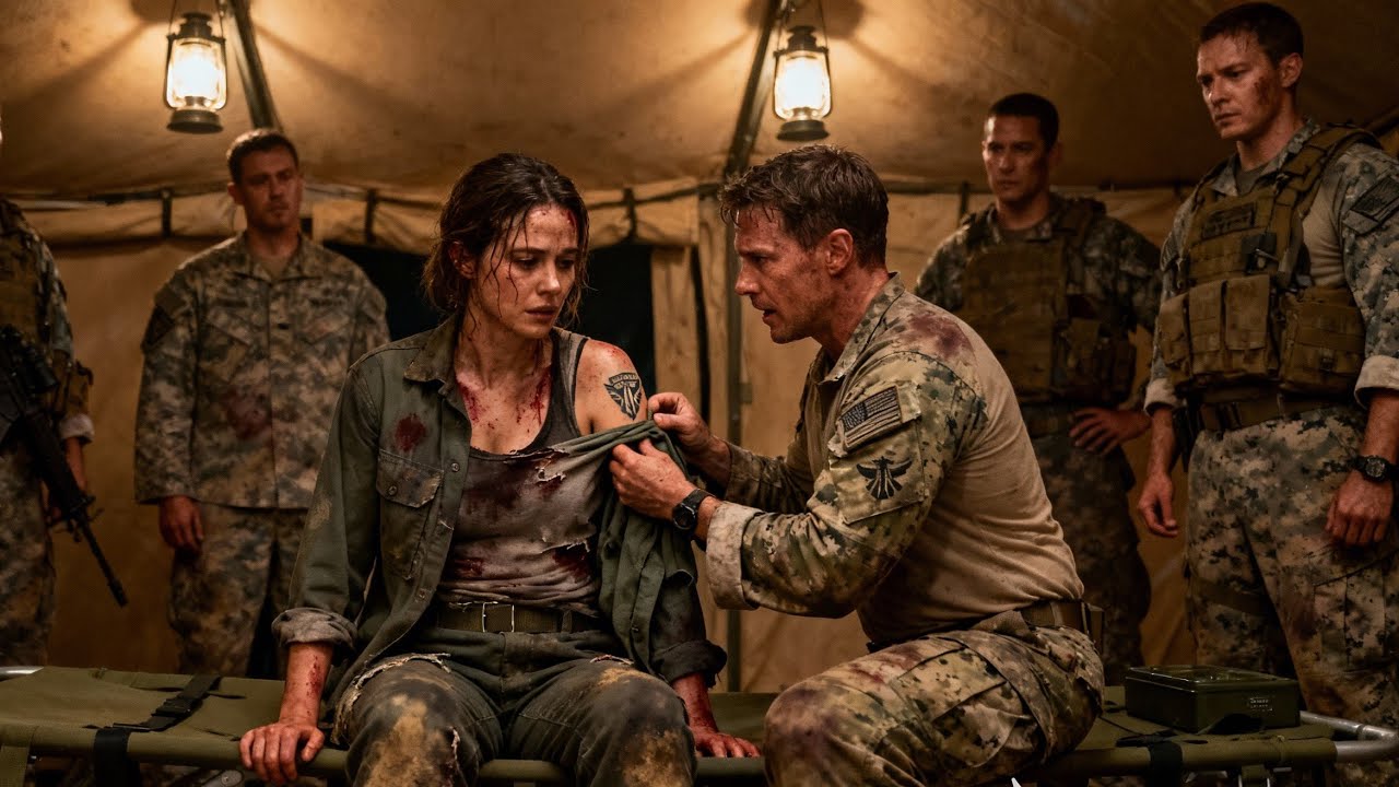 Injured but Silent The Room Fell Still When SEAL Medic Uncovered Her Combat Past. | Emotional Story