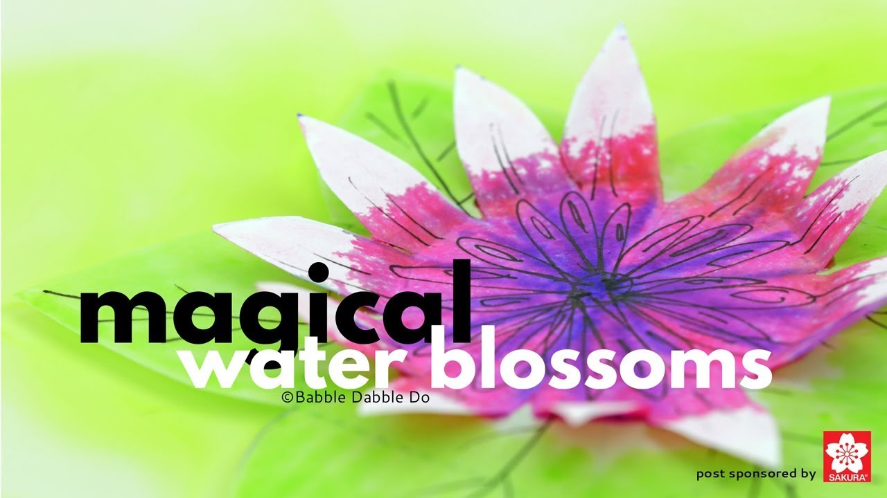 PAPER FLOWER FOR KIDS: Magical Blooming Water Blossoms