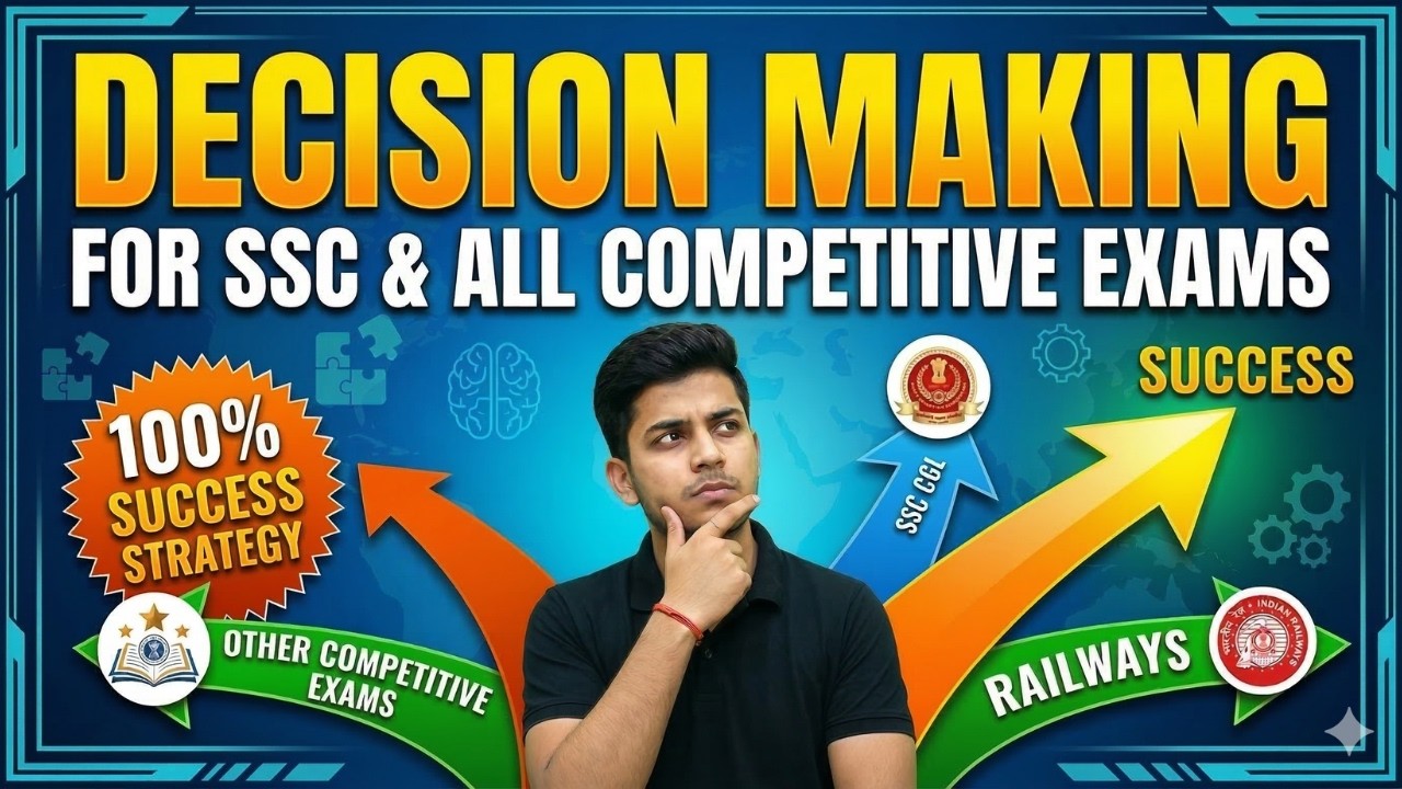 Reasoning Decision Making Question Practice Set | Decision Making Reasoning Tricks | SSC CGL , GD