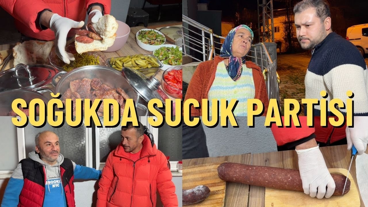 KIŞ AYINDA SUCUK EKMEK PARTİSİ