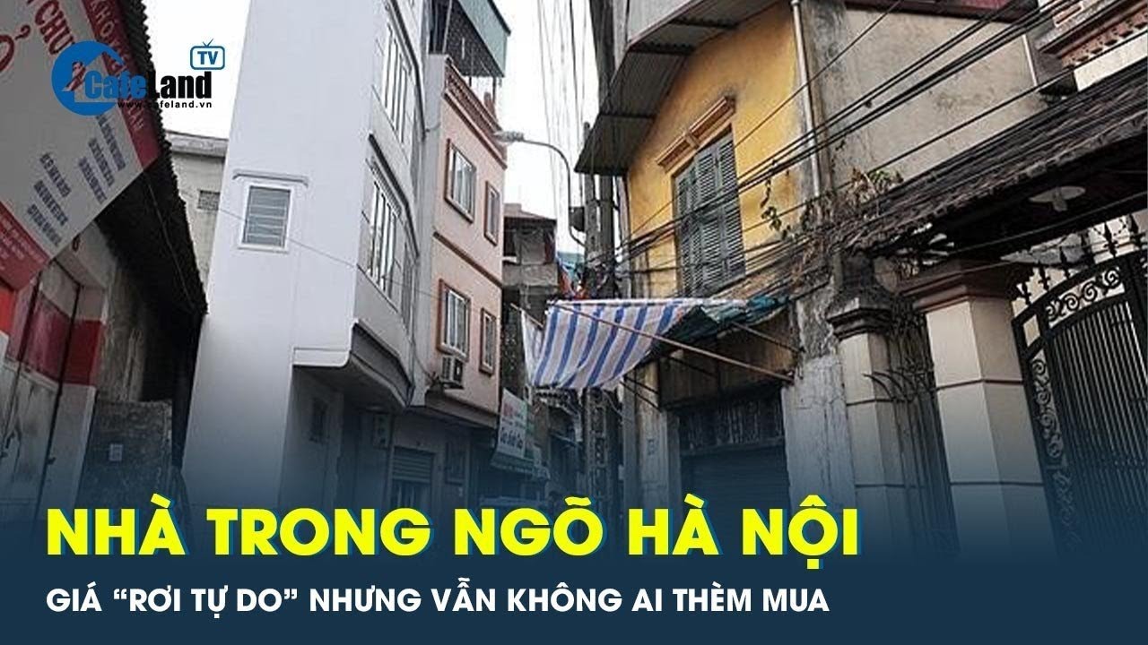 Nhà trong ngõ ở Hà Nội đột ngột rớt giá hàng trăm triệu đồng vẫn khó bán | CafeLand
