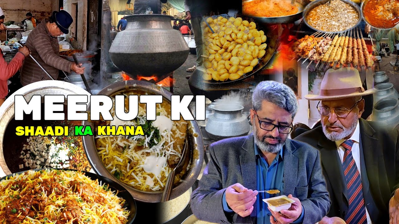 MEERUT WEDDING FOOD / Meerut ki shadi ka khaana / Meerut Muslim wedding food