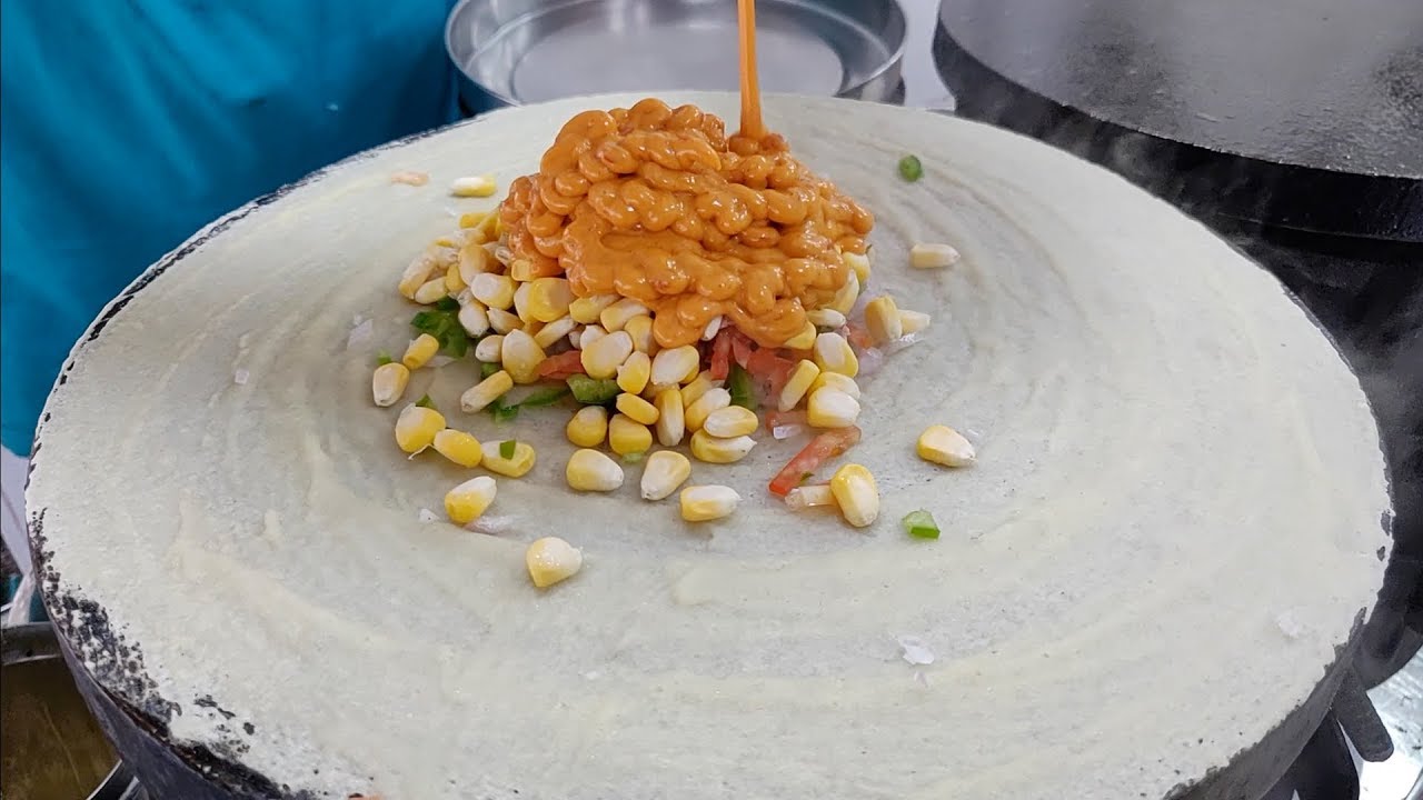 Mexican Fusion Dosa with Loads of Cheese | Indian Street Food