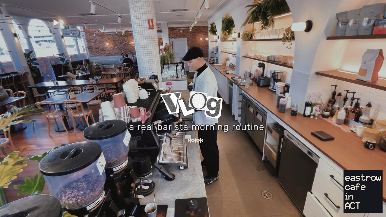 [VLOG]A Sunday in My Life as a Barista | Morning Routine to Café Shift in Canberra / 호주 바리스타의 일요일 루틴