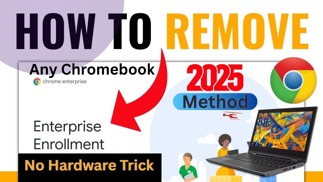 Easy Way to  Remove / Bypass Enterprise Enrollment on Chromebook | 2025 Method 2025 | Step by Step