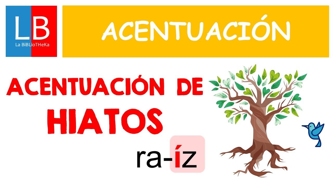 ACENTUACI&Oacute;N de HIATOS para ni&ntilde;os ✔👩&zwj;🏫 PRIMARIA