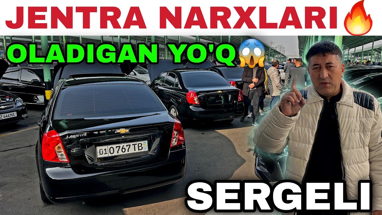 ENDI TAMOM😱 JENTRA NARXLARI SERGELI MOSHINA BOZORI 2025 Жентра нархлари 2025