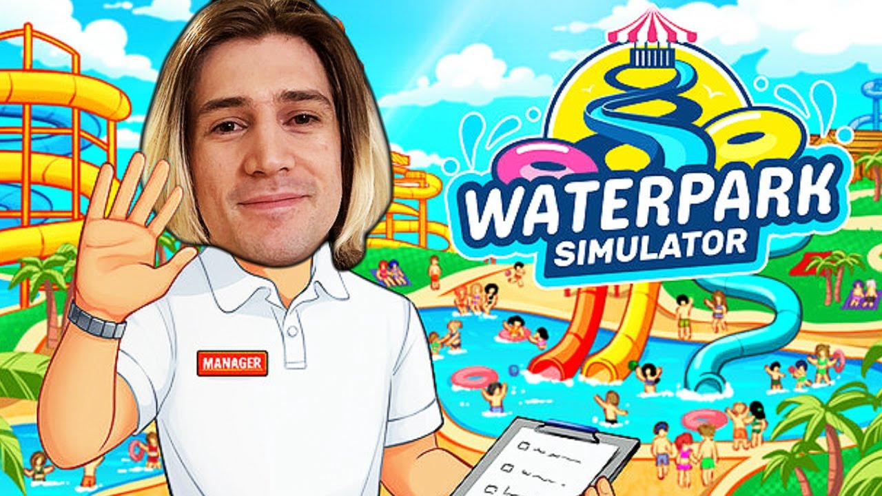 xQc Gets a Real Job | WATERPARK SIMULATOR