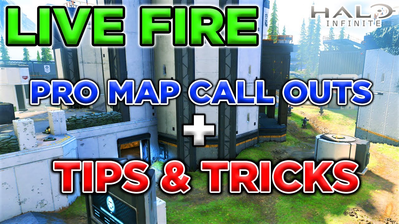 LIVE FIRE MAP! PRO CALL OUTS + TIPS & TRICKS THAT YOU NEED TO USE! HALO INFINITE